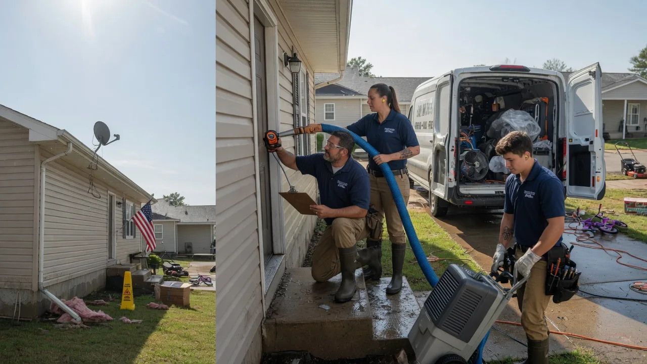 Ceiling Water Damage Restoration in Powdersville, SC near me